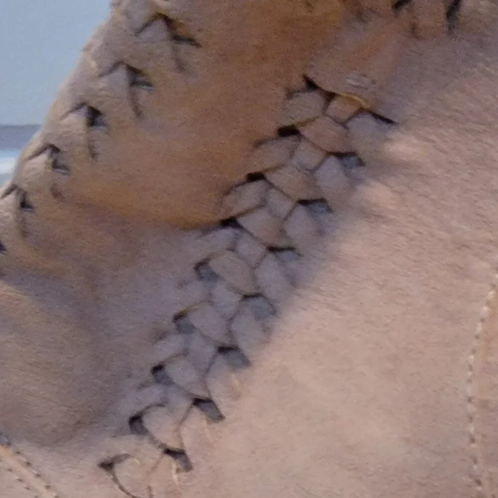 Vintage 7 Eight Peep Wendi Toe Taupe Booties